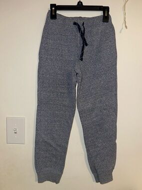 Cat & Jack Heather Gray Sweatpants with Navy Drawstring